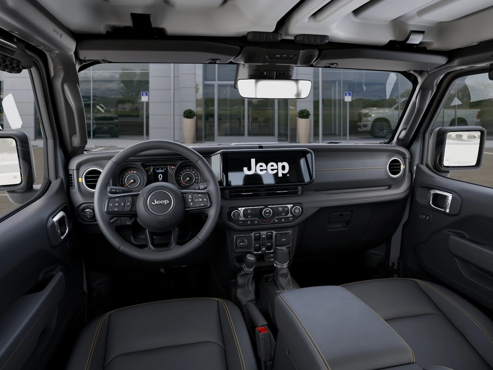 New 2026 Bright White Clearcoat Jeep Sahara image 41