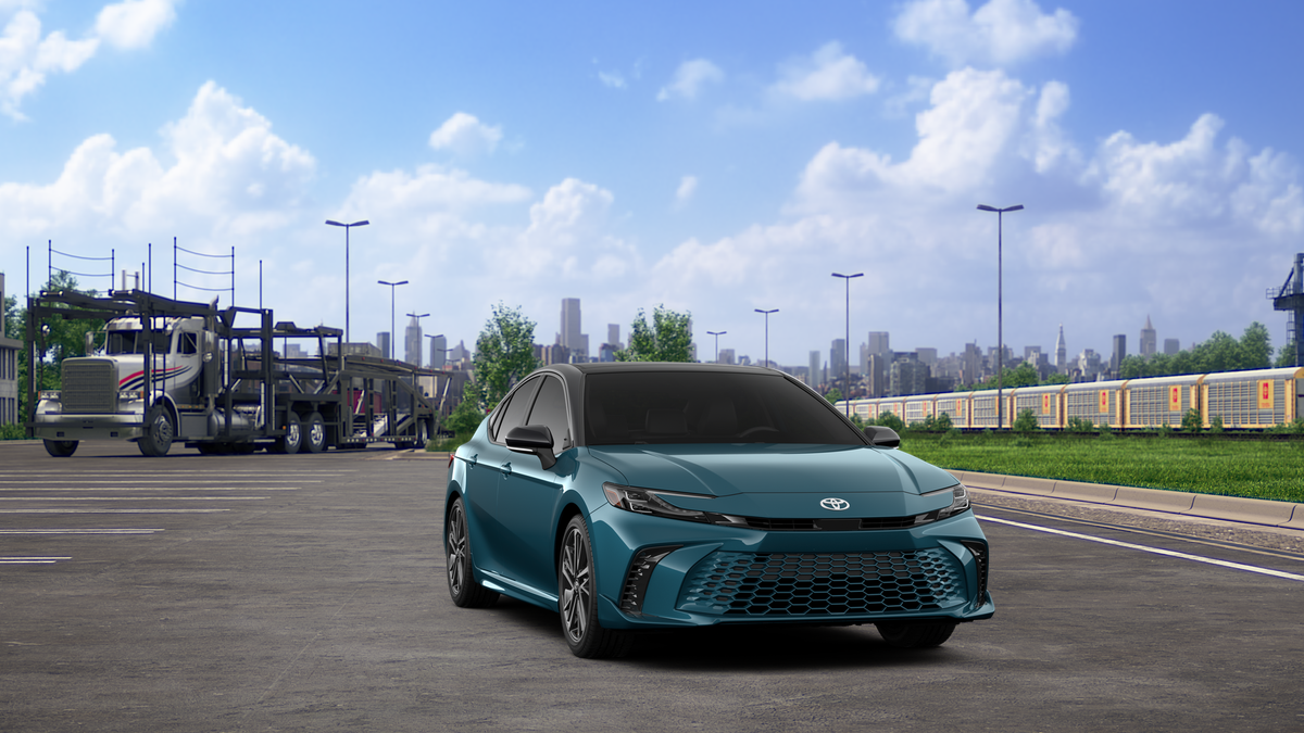New 2026 Ocean Gem with Midnight Black Metallic roof Toyota XSE image 16