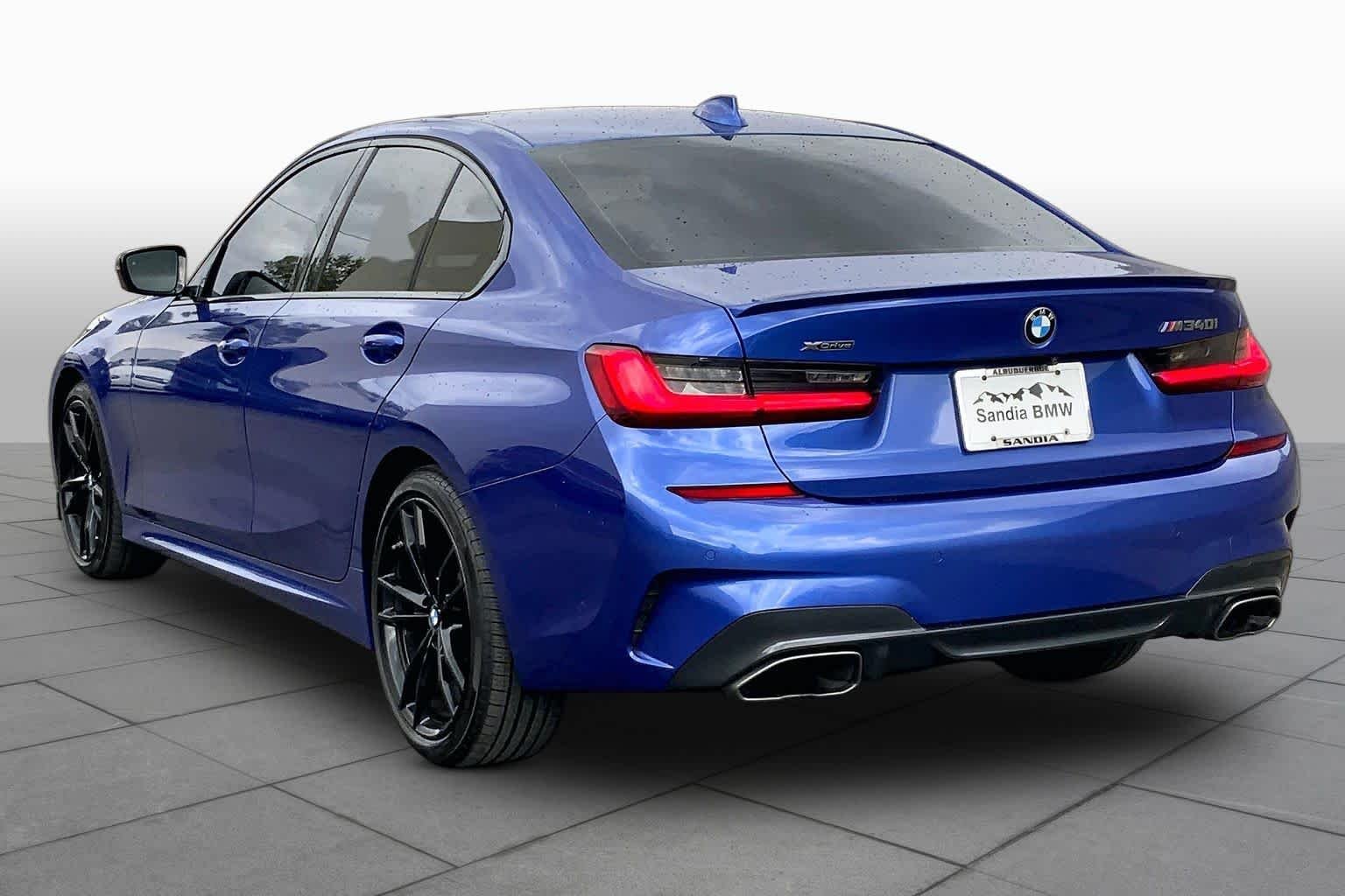 Used 2021 Portimao Blue Metallic BMW M340i xDrive image 10