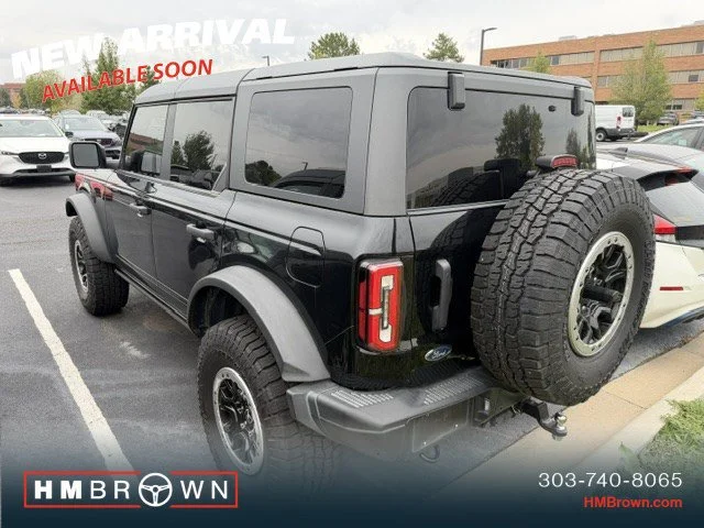 Used 2023 Shadow Black Ford Badlands image 3