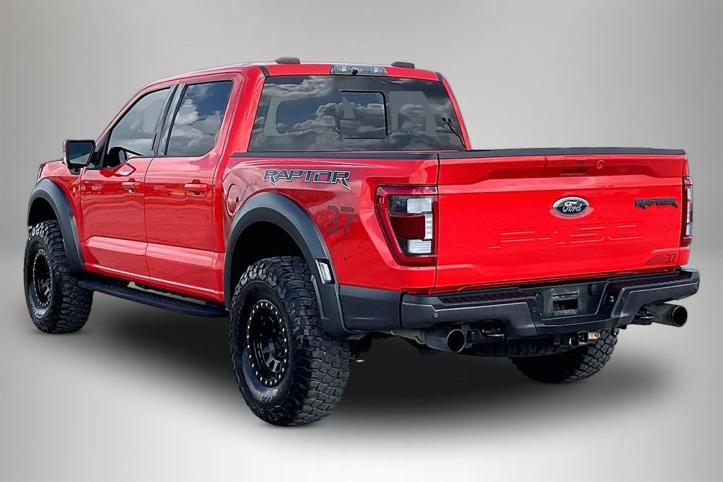Used 2022 Orange Metallic Ford Raptor image 4