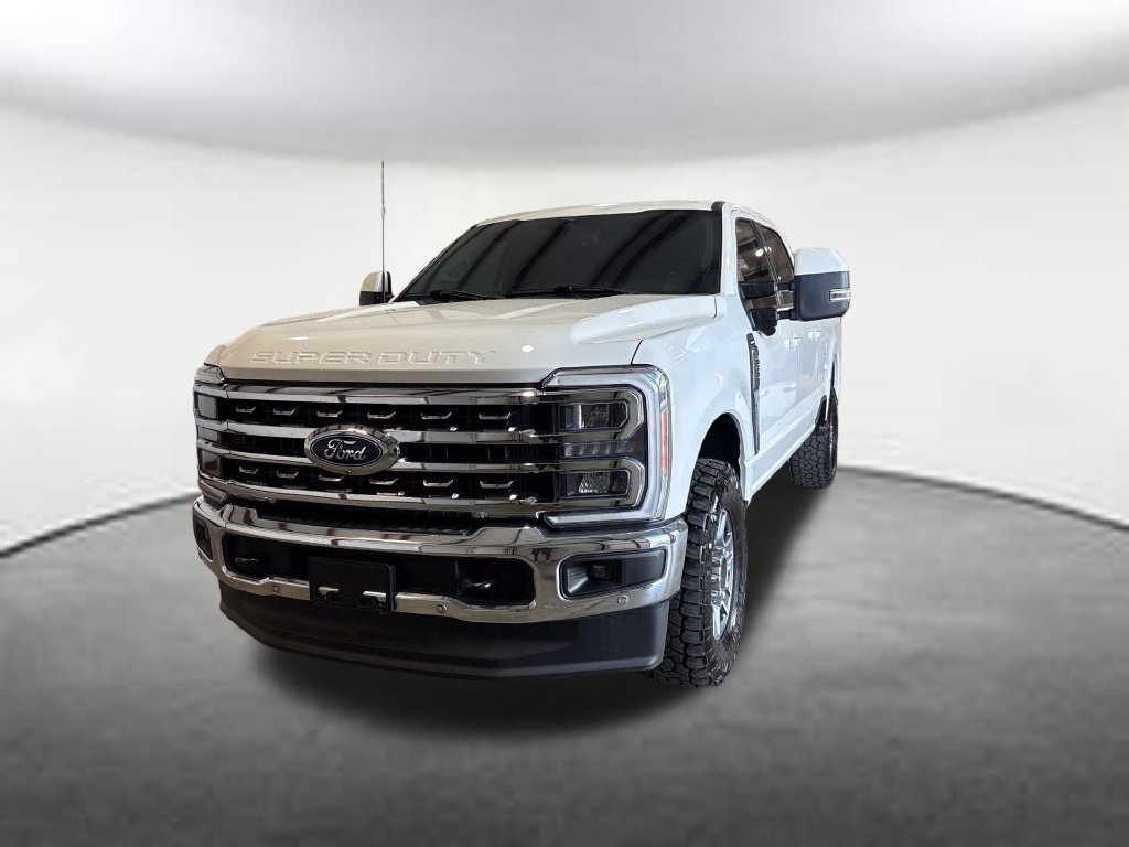 Certified Used 2023 White Metallic Ford Lariat image 1