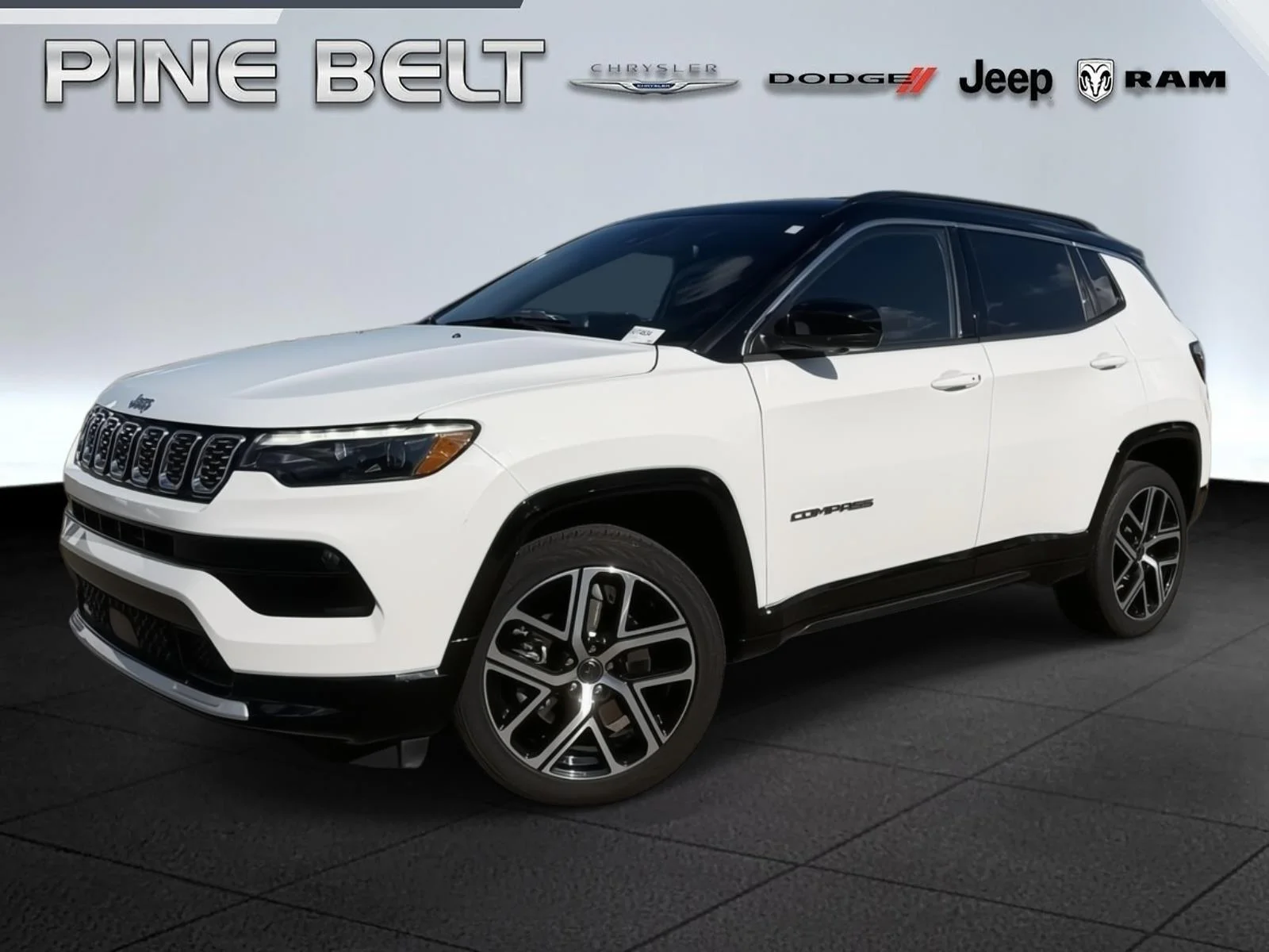 Used 2025 Bright White Clearcoat Jeep Limited image 1