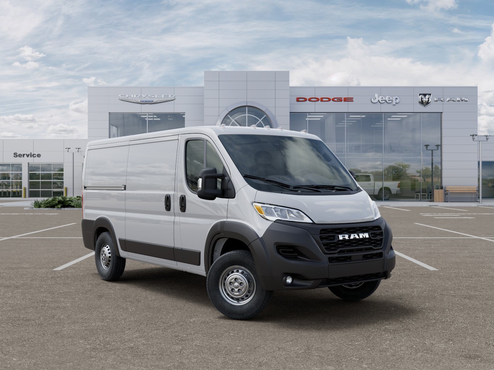 New 2025 Bright White Clearcoat RAM Tradesman image 35