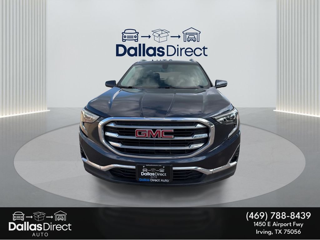 Used 2018 Blue Steel Metallic GMC SLT image 3