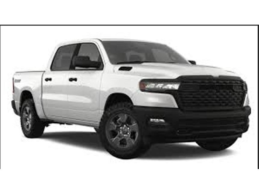 Used 2025 Bright White Clearcoat Ram Tradesman image 1
