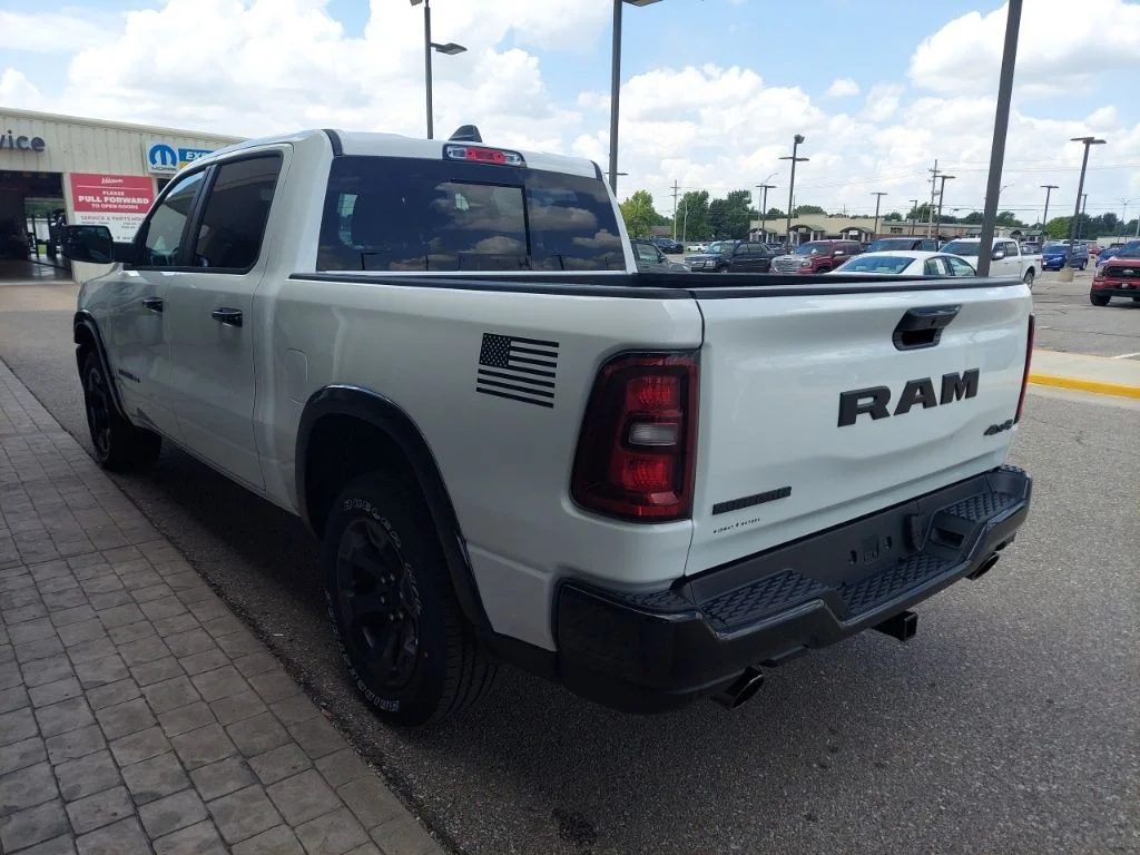 New 2026 Bright White Clear-Coat Exterior Paint RAM Big Horn/Lone Star image 5