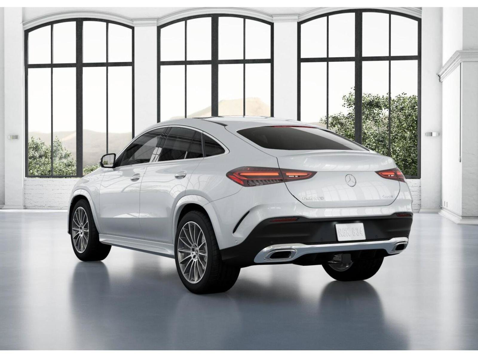 New 2026 MANUFAKTUR Moonlight White Metallic Mercedes-Benz GLE 450 Coupe image 28