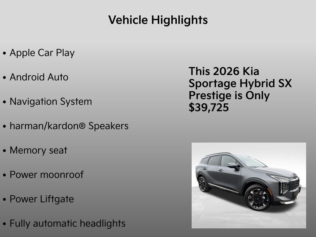 2026 Kia Sportage SX Prestige Hybrid - Photo 31