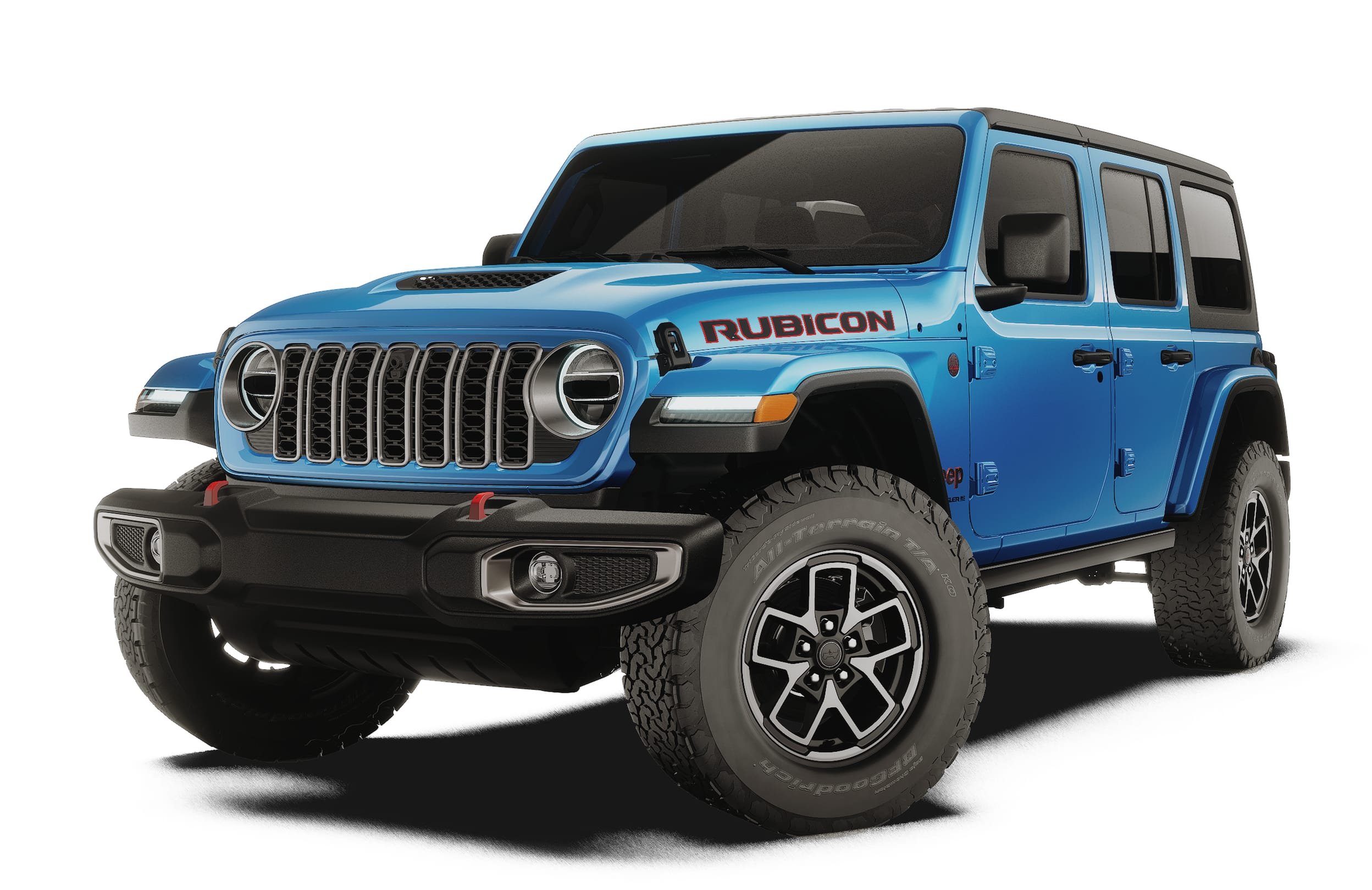 New 2027 Hydro Blue Pearl-Coat Paint Jeep Rubicon image 1