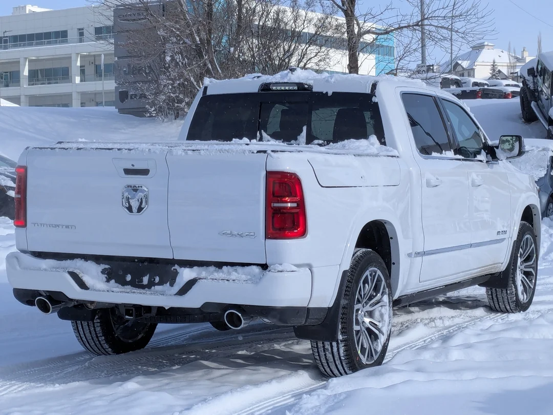 New 2026 White RAM Tungsten - - 4x4 - Bed Utility Group - Multi-function Tailgate - Trailer Brake Control & More! image 8