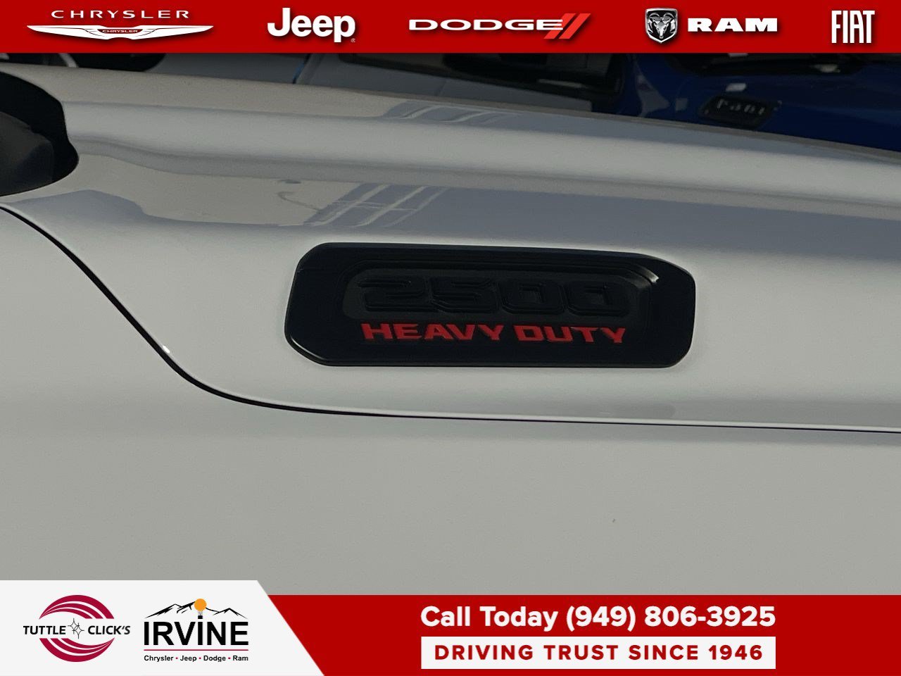 New 2026 Bright White Clear-Coat Exterior Paint RAM Tradesman image 8