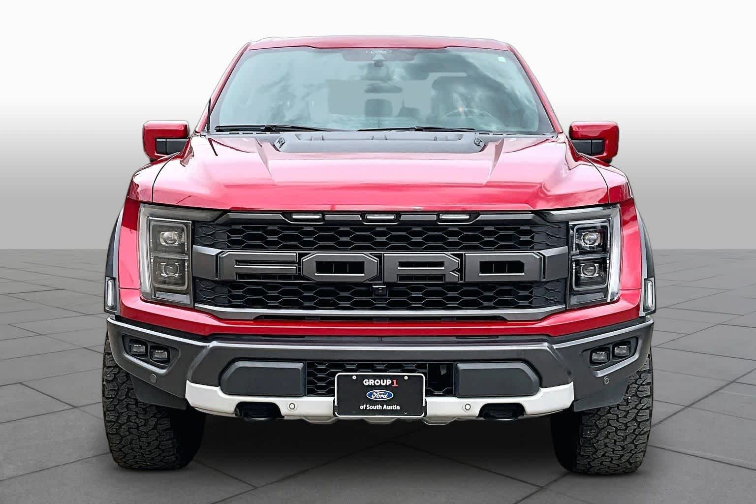 Used 2021 Rapid Red Metallic Tinted Clearcoat Ford Raptor image 4