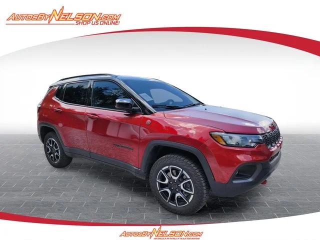 Used 2025 Red Jeep Trailhawk image 1
