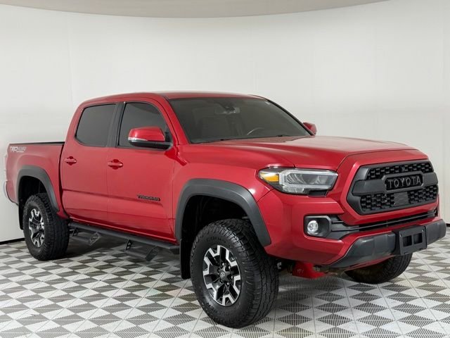 Used 2022 Barcelona Red Metallic Toyota TRD Off-Road image 1
