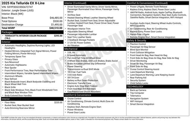 Used 2025 Green Kia EX X-Line image 35