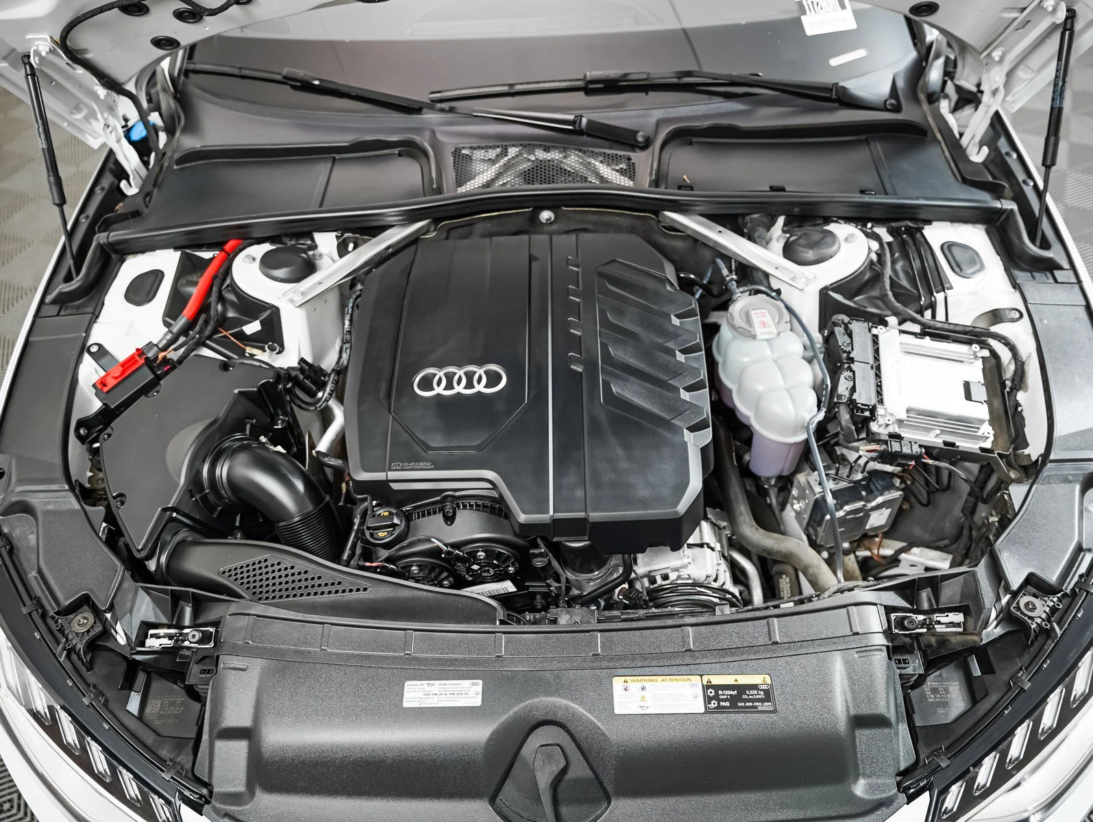 Used 2023 Glacier White Metallic Audi Premium Plus image 4