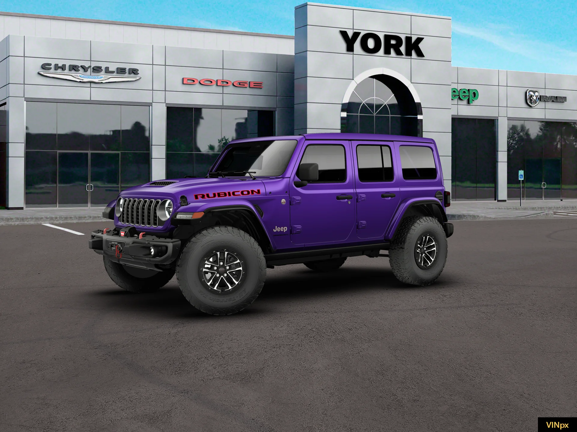 New 2026 Reign Exterior Paint Jeep Rubicon X image 2