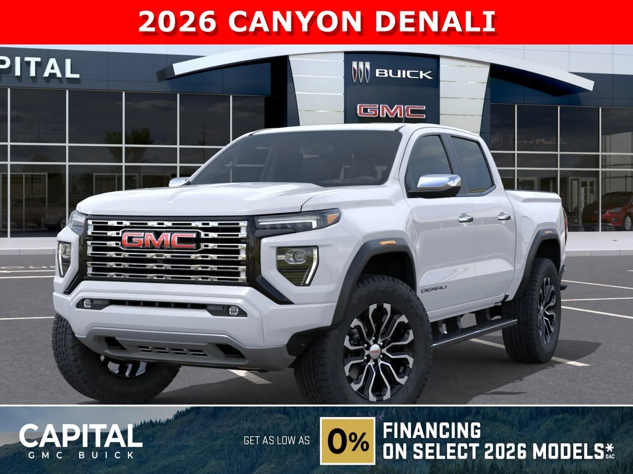 New 2026 Summit White GMC 4WD Denali image 1