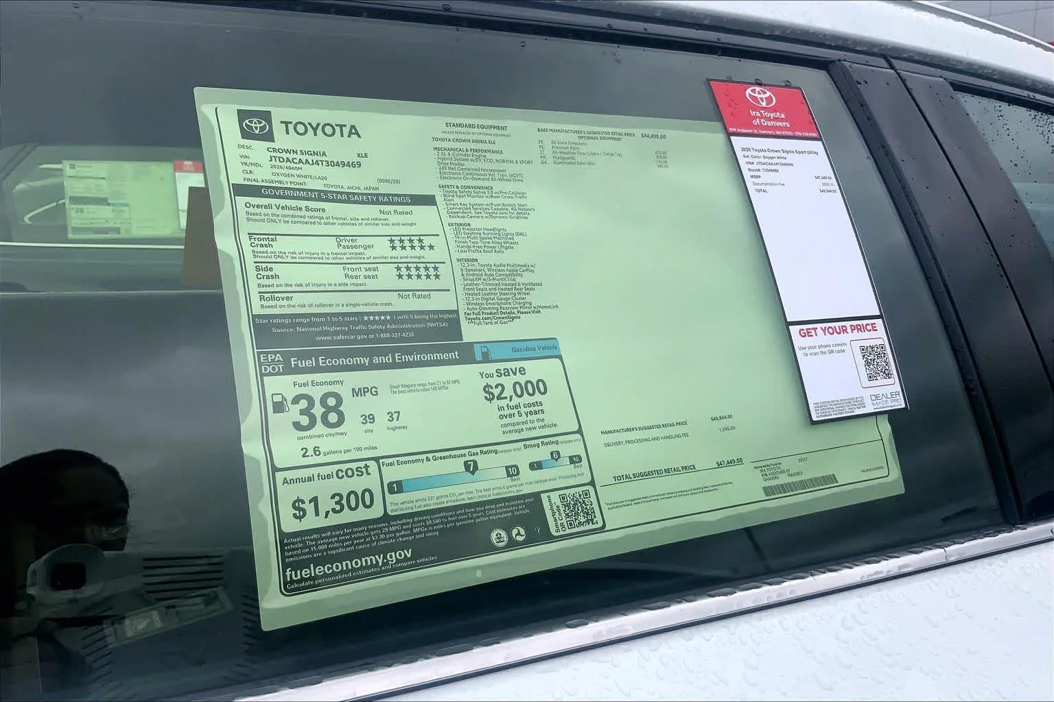 New 2026 Oxygen White Toyota XLE image 21