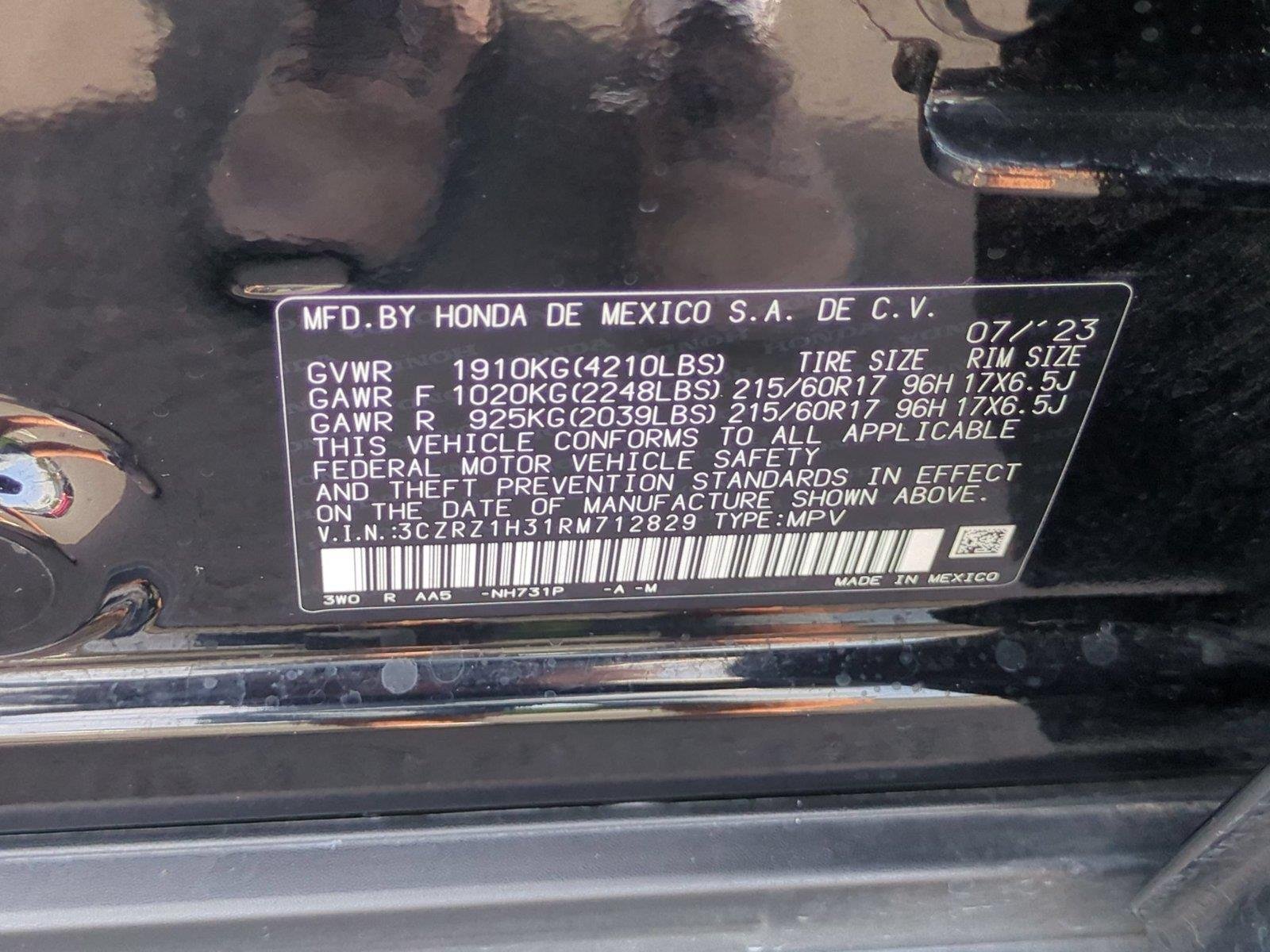 Used 2024 Crystal Black Pearl Honda LX image 38