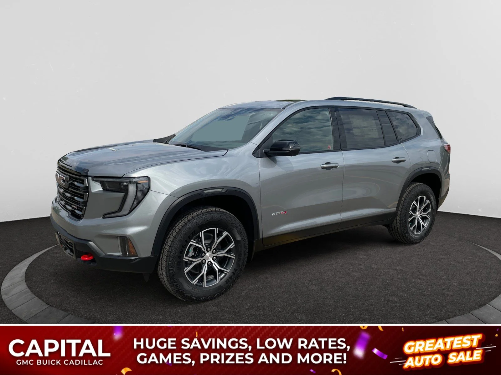 New 2027 Sterling Metallic GMC AT4 AWD image 1