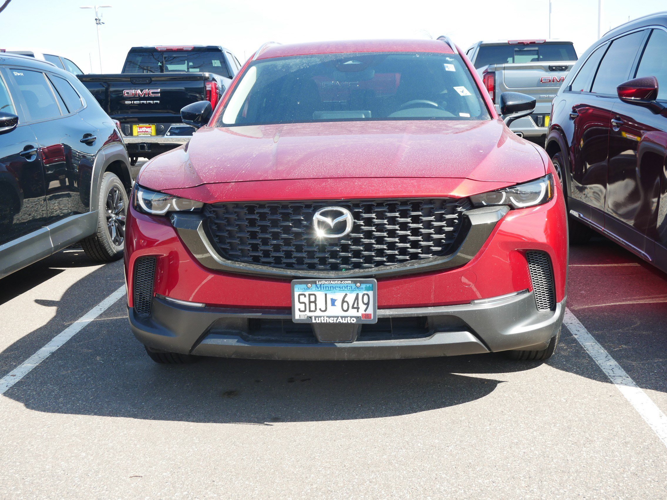 Certified 2025 Mazda CX-50 Select with VIN 7MMVABAM7SN325220 for sale in Brooklyn Center, Minnesota