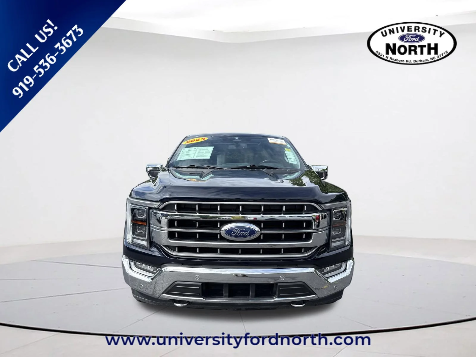Used 2023 Antimatter Blue Metallic Ford LARIAT image 2