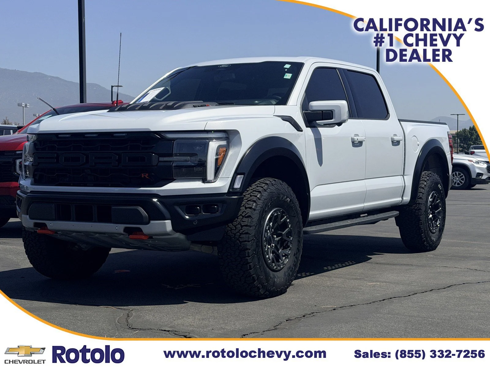 Used 2025 SPACE WHITE METAL Ford Raptor image 3