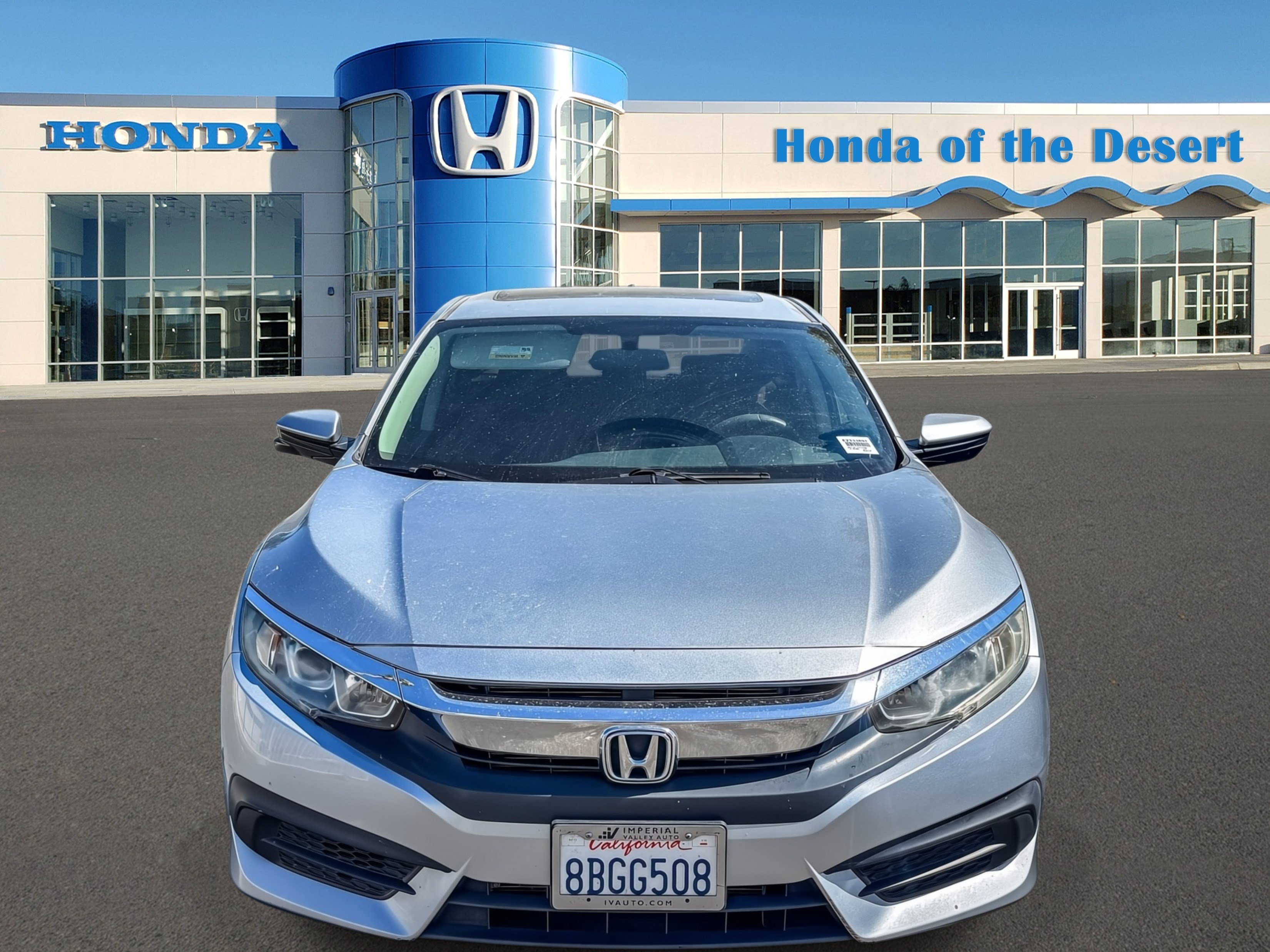 Used 2017 Honda Civic EX with VIN 19XFC2F75HE233389 for sale in Cathedral City, CA