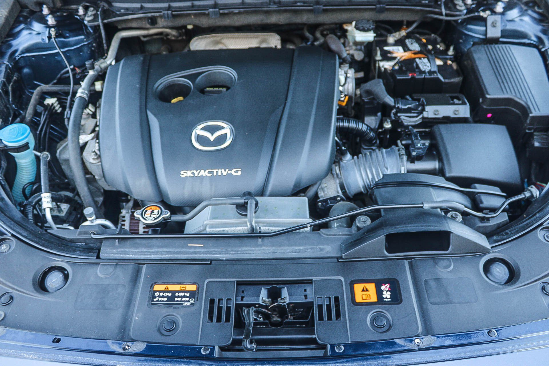 Used 2021 Deep Crystal Blue Mica Mazda Grand Touring image 26