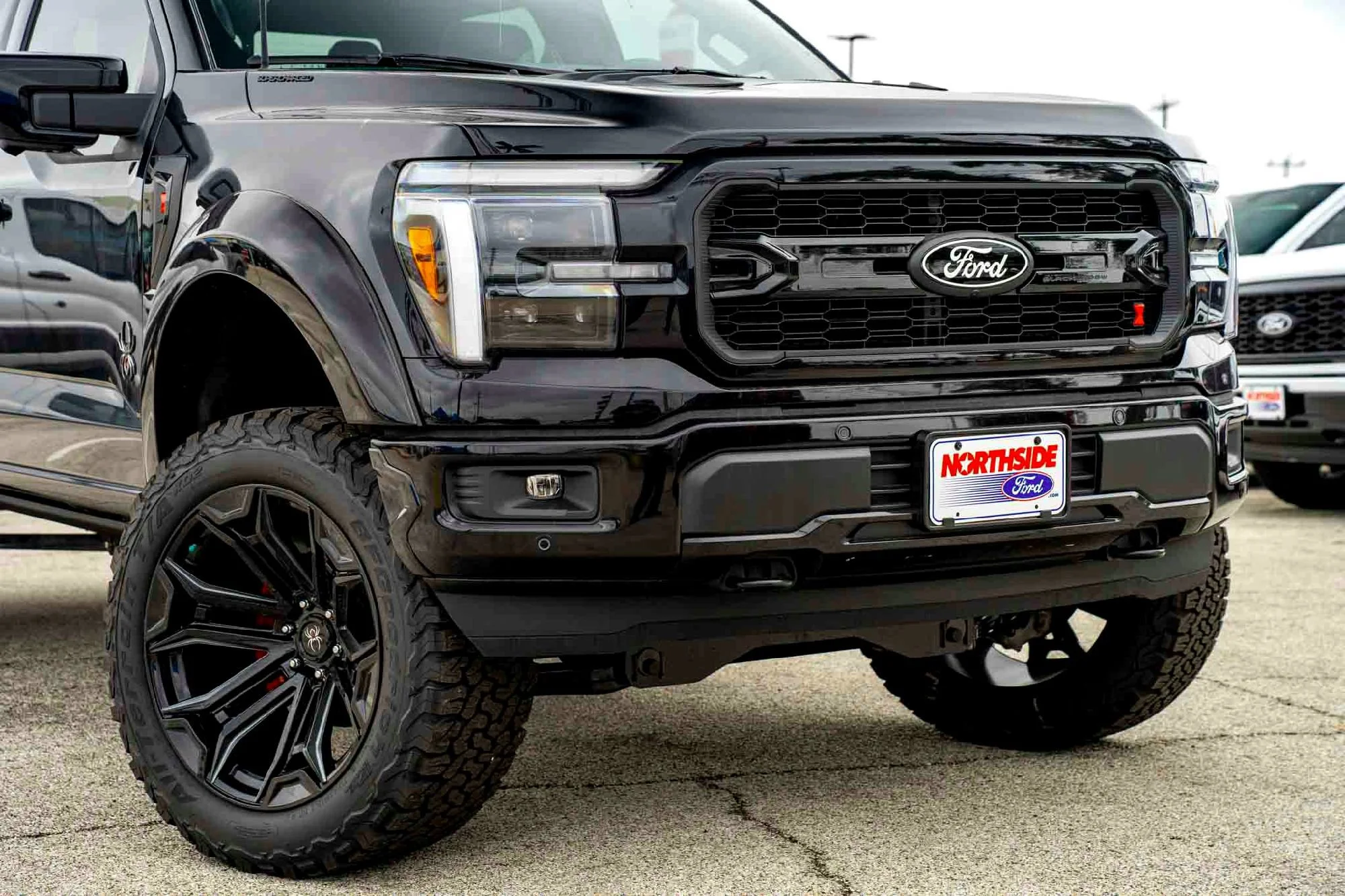 New 2026 Agate Black Metallic Ford LARIAT Black Widow image 3