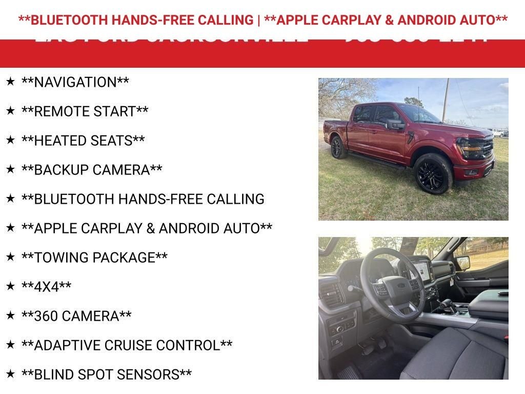 New 2026 Ruby Red Metallic Tinted Clearcoat Ford XLT image 5