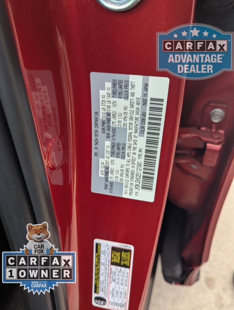 Certified Used 2025 Red Mazda 3.3 Turbo S Premium image 34