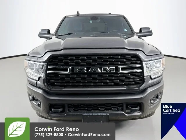 Used 2022 Granite Crystal Clearcoat Metallic Ram Big Horn image 2