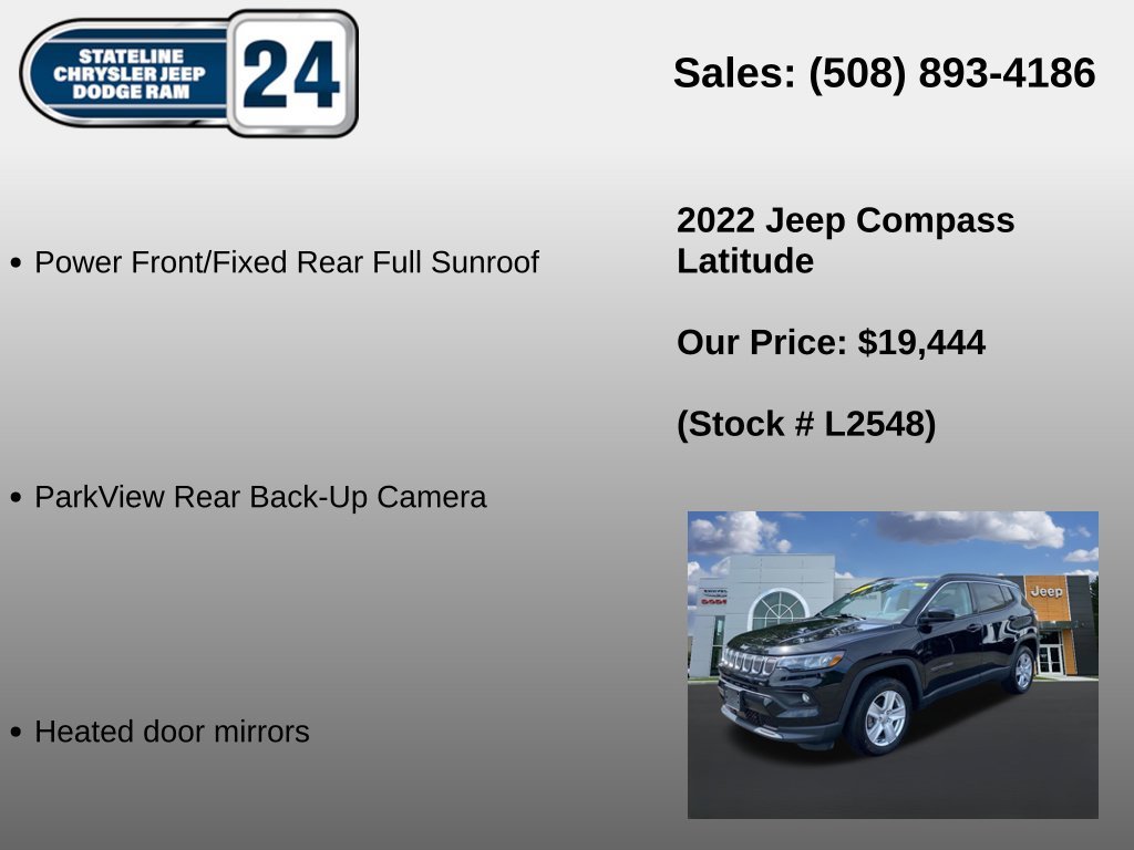 Used 2022 Black Jeep Latitude image 5