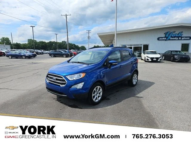 Used 2020 Blue Ford SE image 1