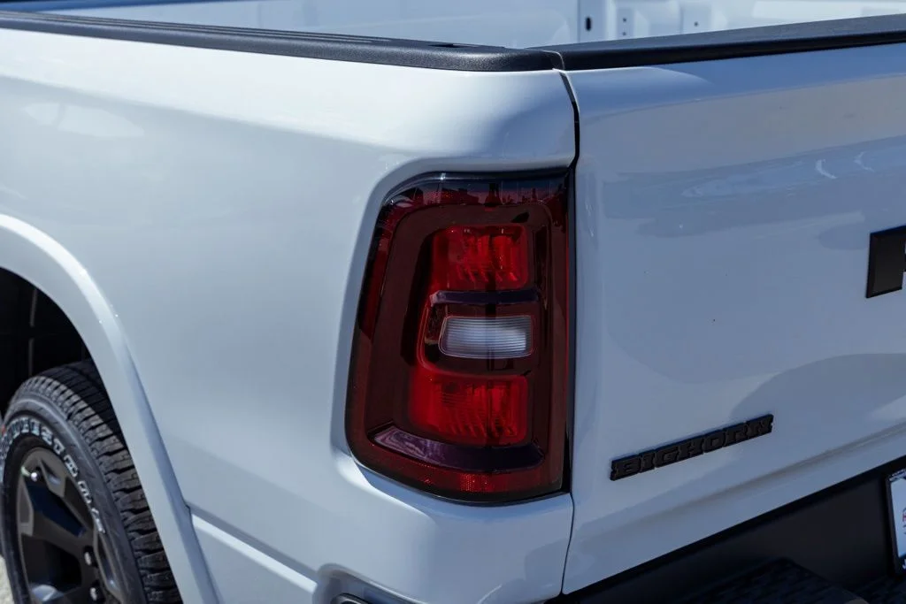 New 2026 Bright White Clear-Coat Exterior Paint RAM Big Horn Night Edition image 7