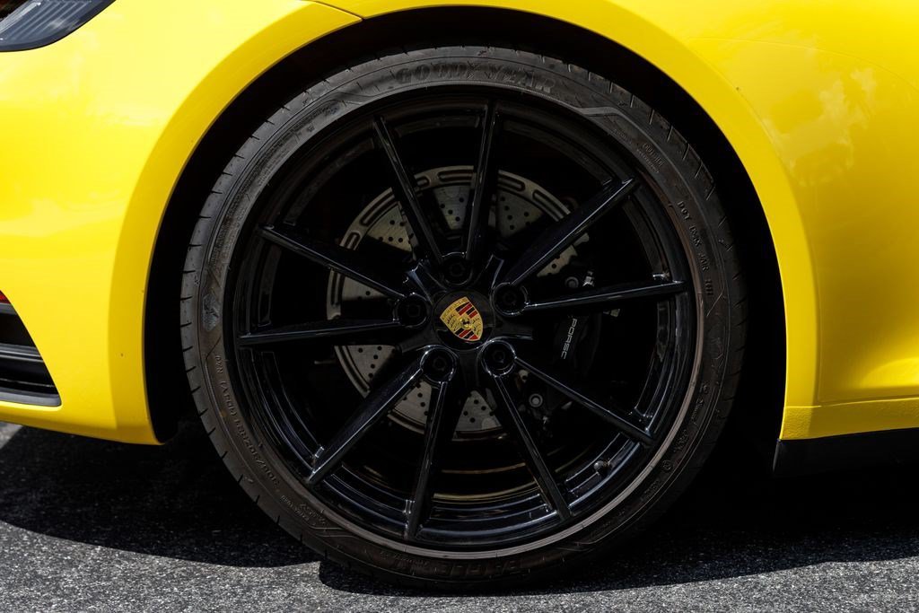 Used 2022 Racing Yellow Porsche Carrera image 31