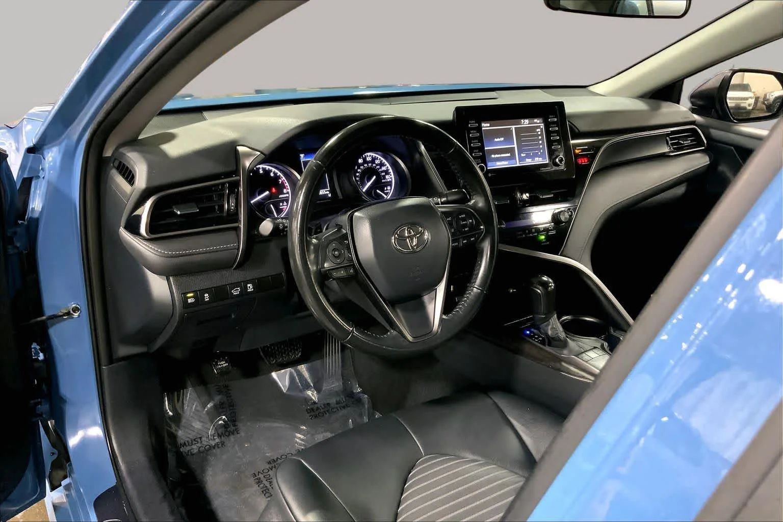Used 2024 Cavalry Blue Toyota SE image 18