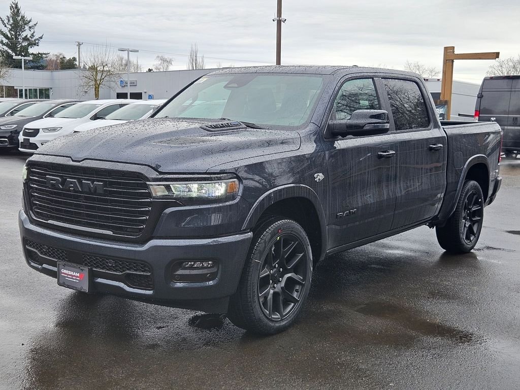 New 2026 Forged Blue Metallic Exterior Paint RAM Laramie image 3