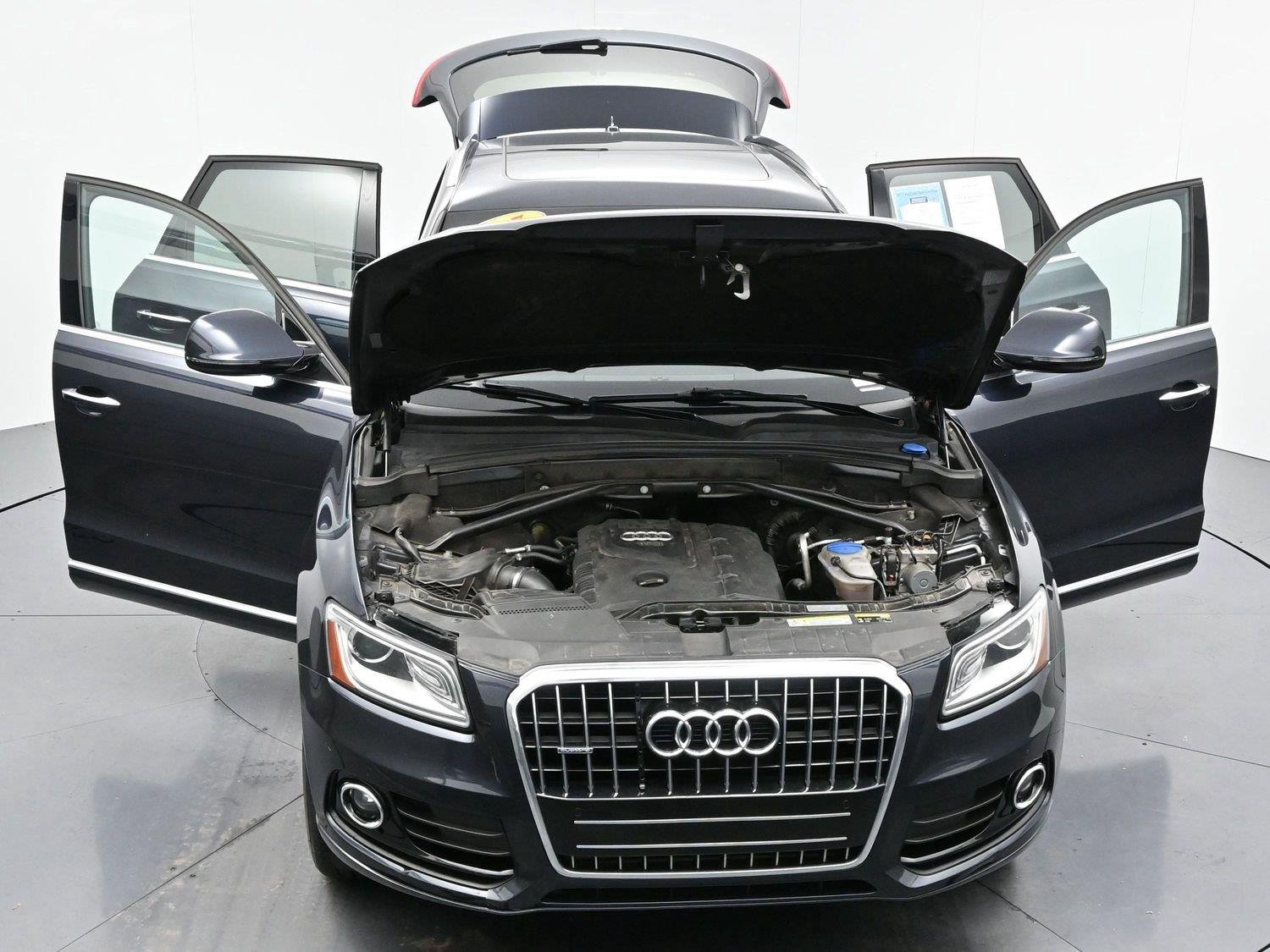 Used 2017 Moonlight Blue Metallic Audi Premium Plus image 36