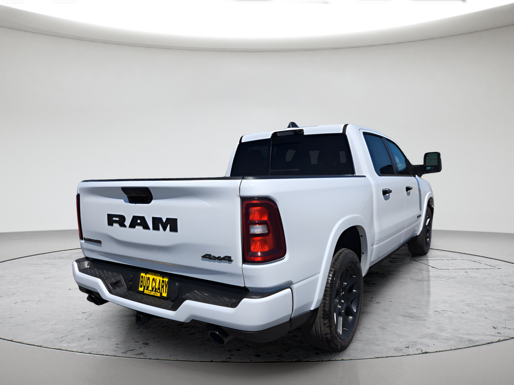 New 2026 Bright White Clear-Coat Exterior Paint RAM Laramie image 3