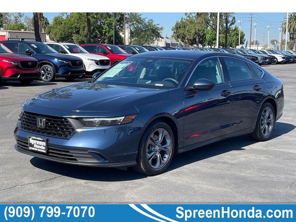Used 2024 Canyon River Blue Metallic Honda EX image 1