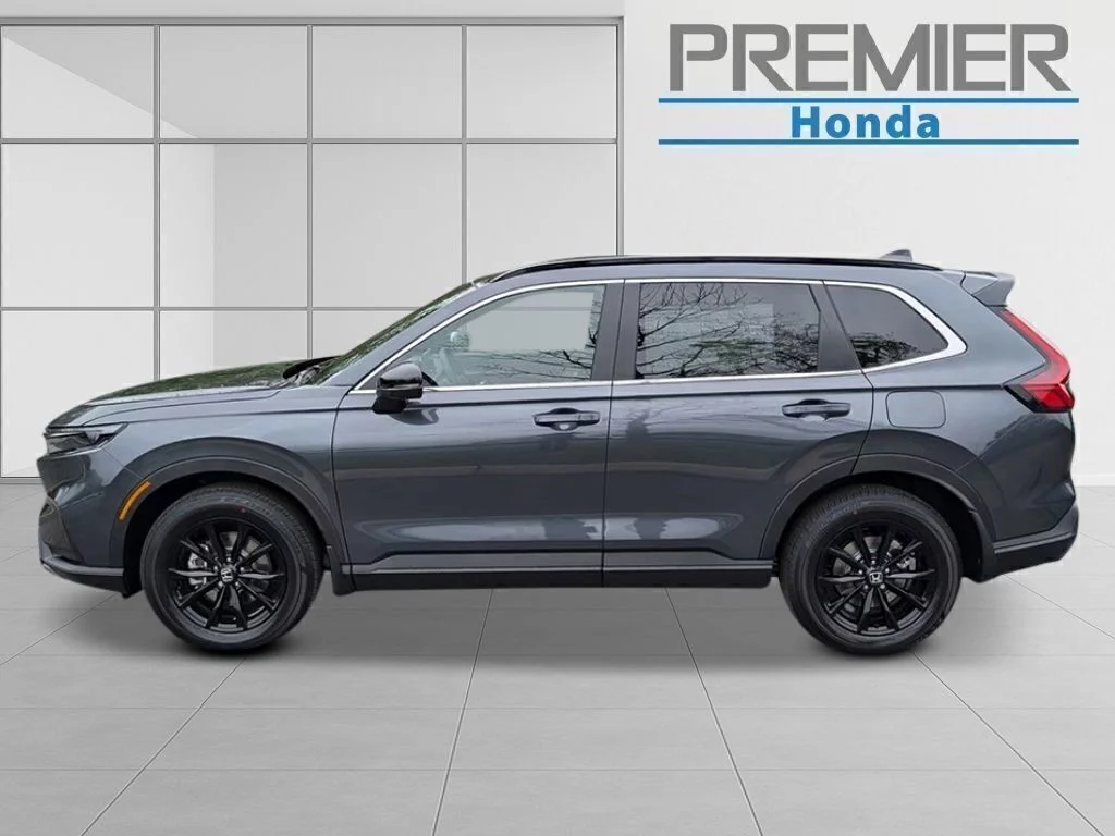 New 2026 Meteorite Gray Metallic Honda AWD Sport Hybrid image 2