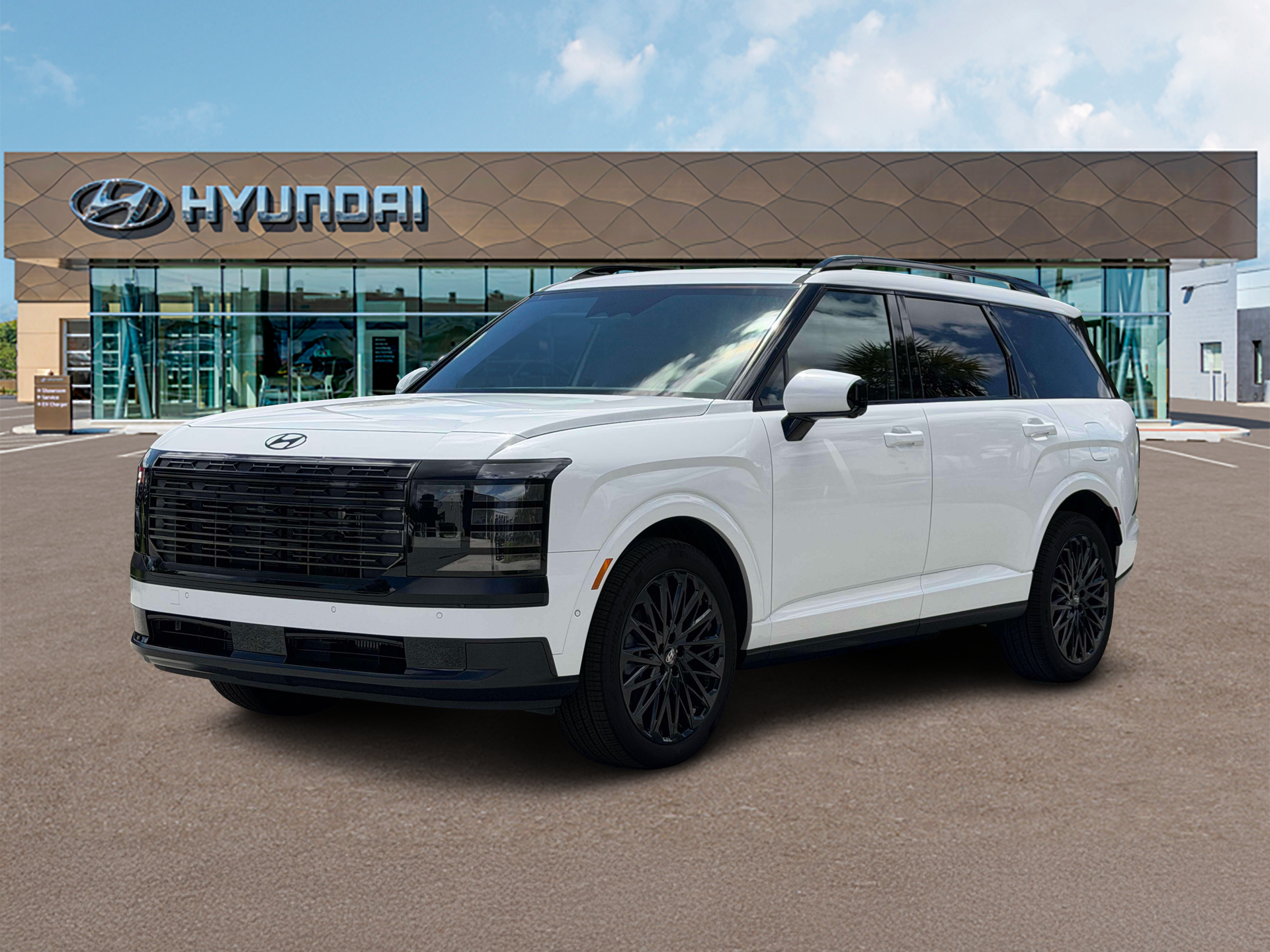 New 2027 White Pearl Hyundai Calligraphy Black Ink image 1