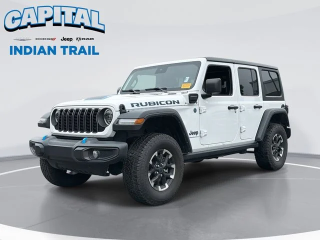 Used 2024 White/off-white Jeep Rubicon 4xe image 1