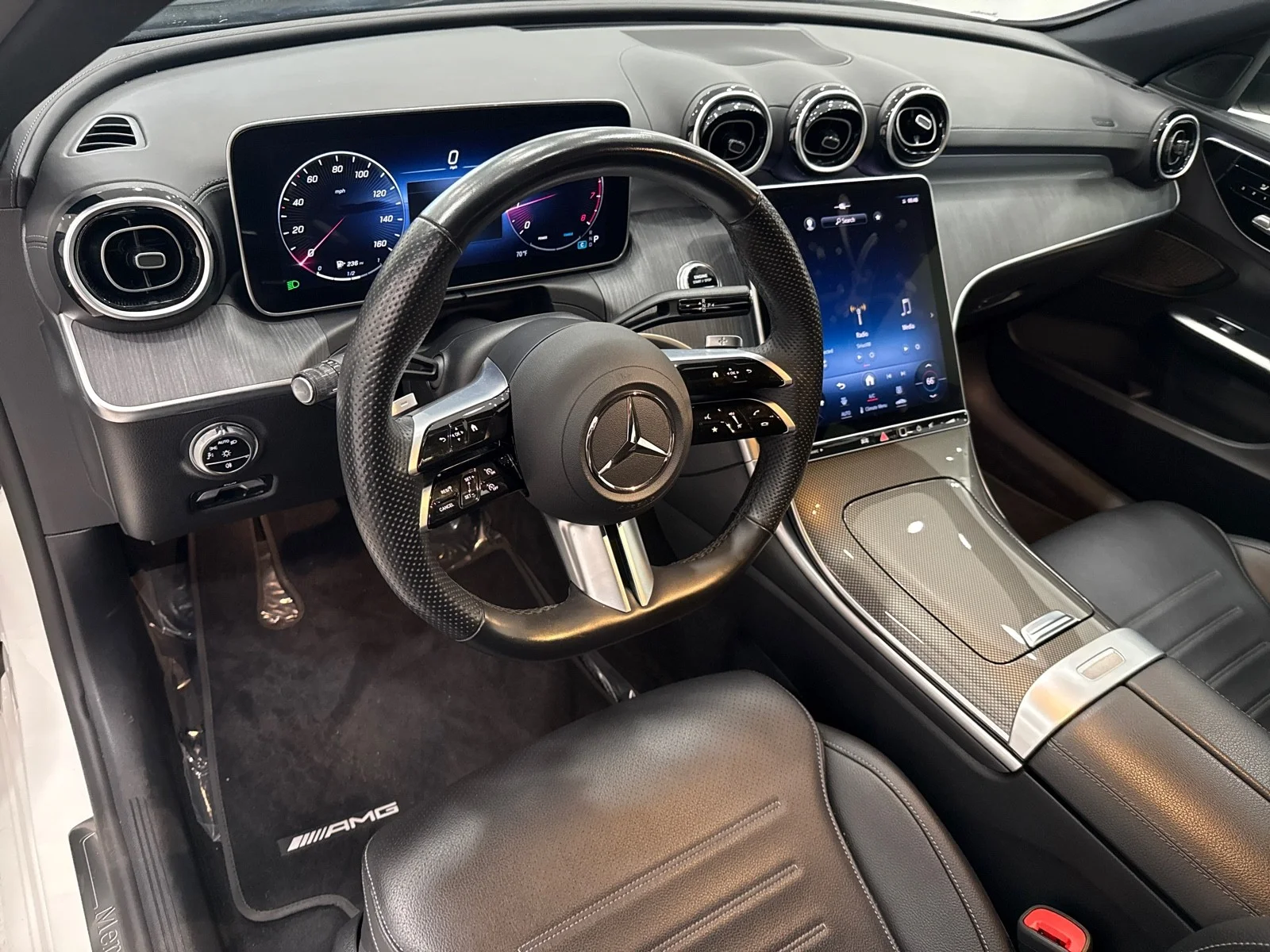 Used 2023 Polar White Mercedes-Benz C 300 4MATIC® SEDAN image 14