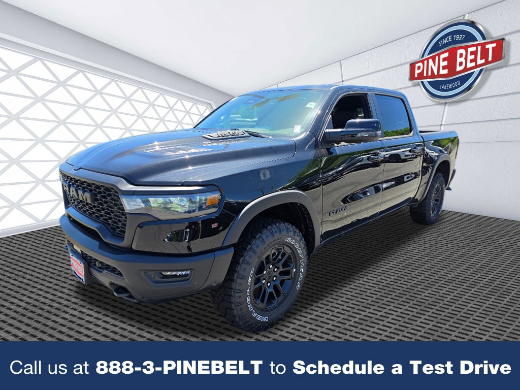 New 2026 Diamond Black Crystal Pearl-Coat Exterior Paint RAM Rebel image 1