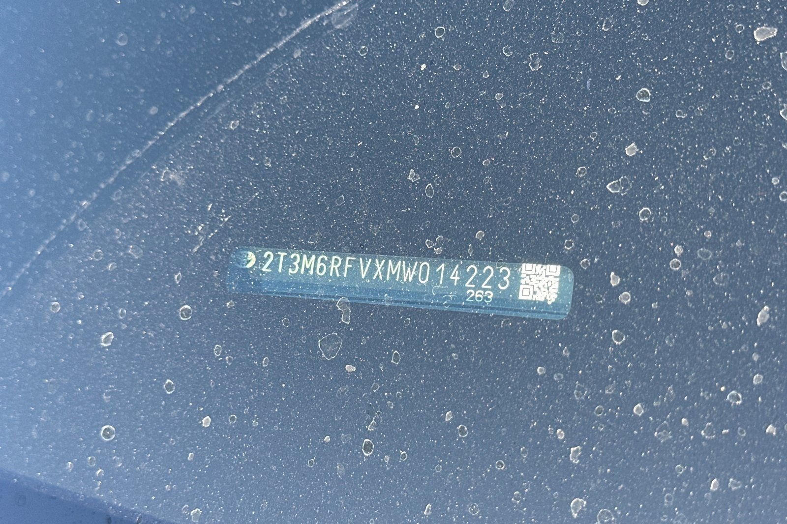 Used 2021 Blue Toyota LE image 3